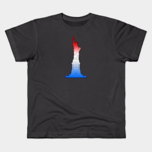 Statue of Liberty Elevation Drawing Kids T-Shirt